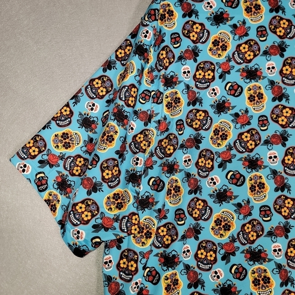 1764 Signature Performance Golf Polo Sugar Skull Sugar Dance SV16324 Size XL - Picture 10 of 10